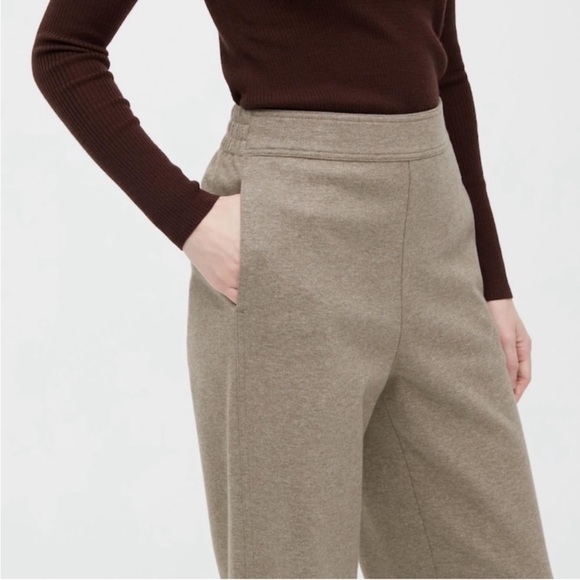 UNIQLO - BRUSHED JERSEY Pants in Dark Green (NWT) - Size L - Picture 6 of 10